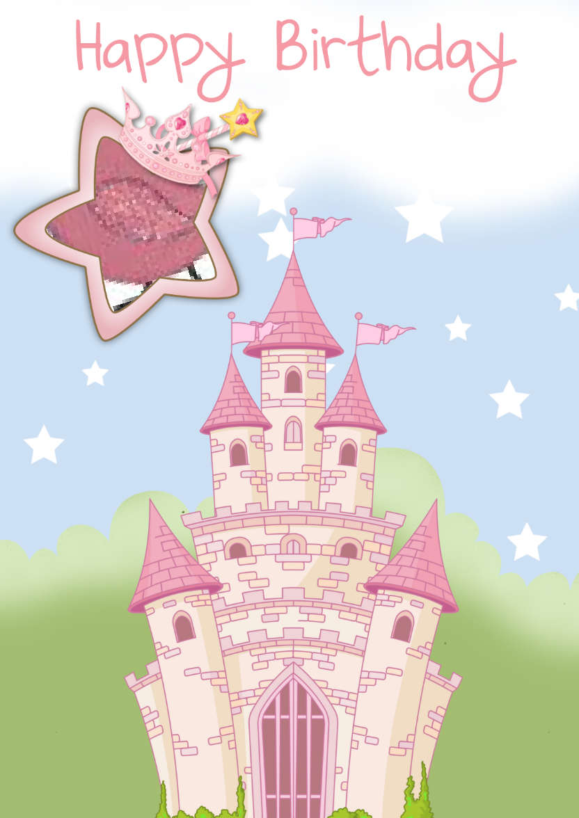 Fairy Princess - card made with Crafty Bob's Card Creator