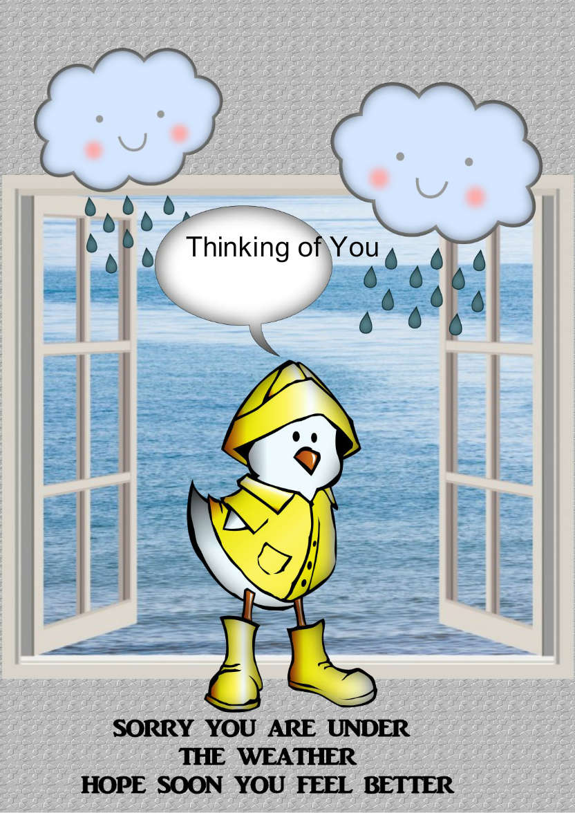 Under the Weather - card made with Crafty Bob's Card Creator