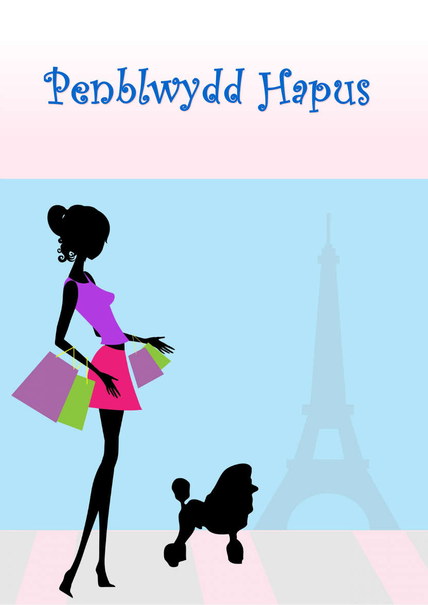 Shopping in Paris - card made with Crafty Bob's Card Creator