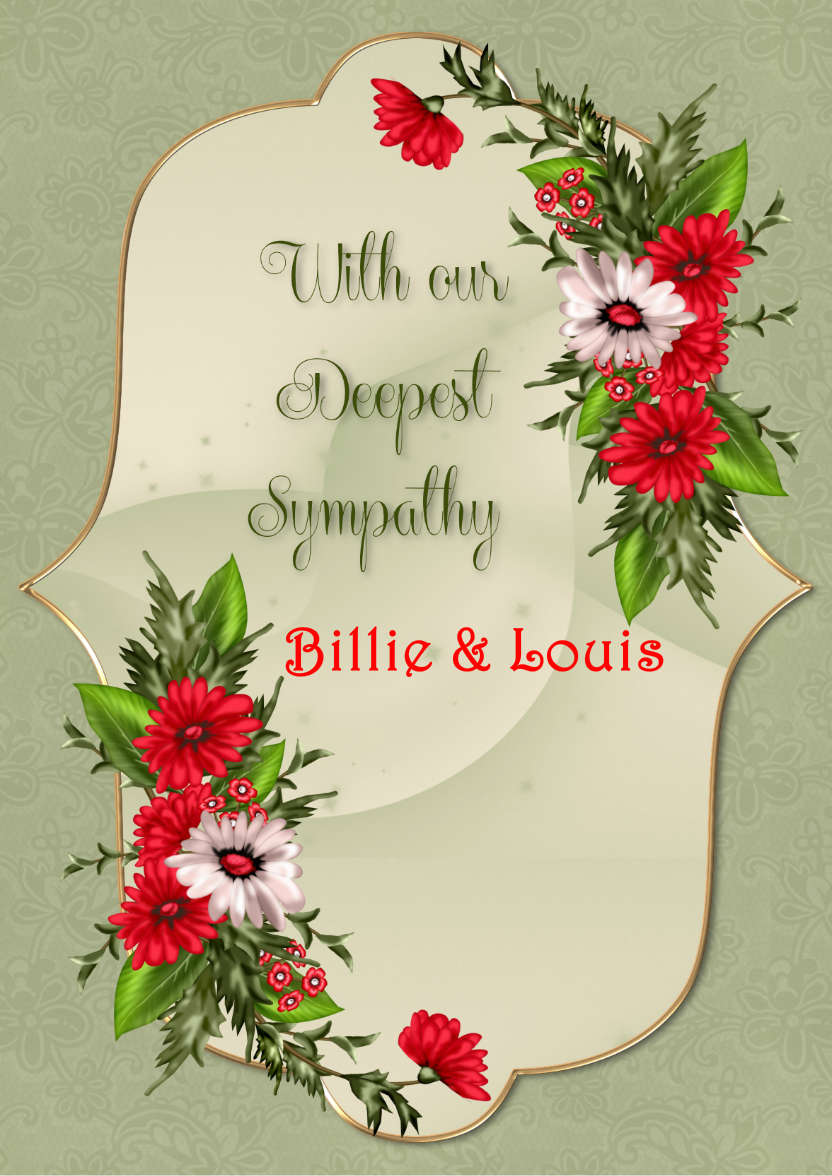 With Our Deepest Sympathy - card made with Crafty Bob's Card Creator