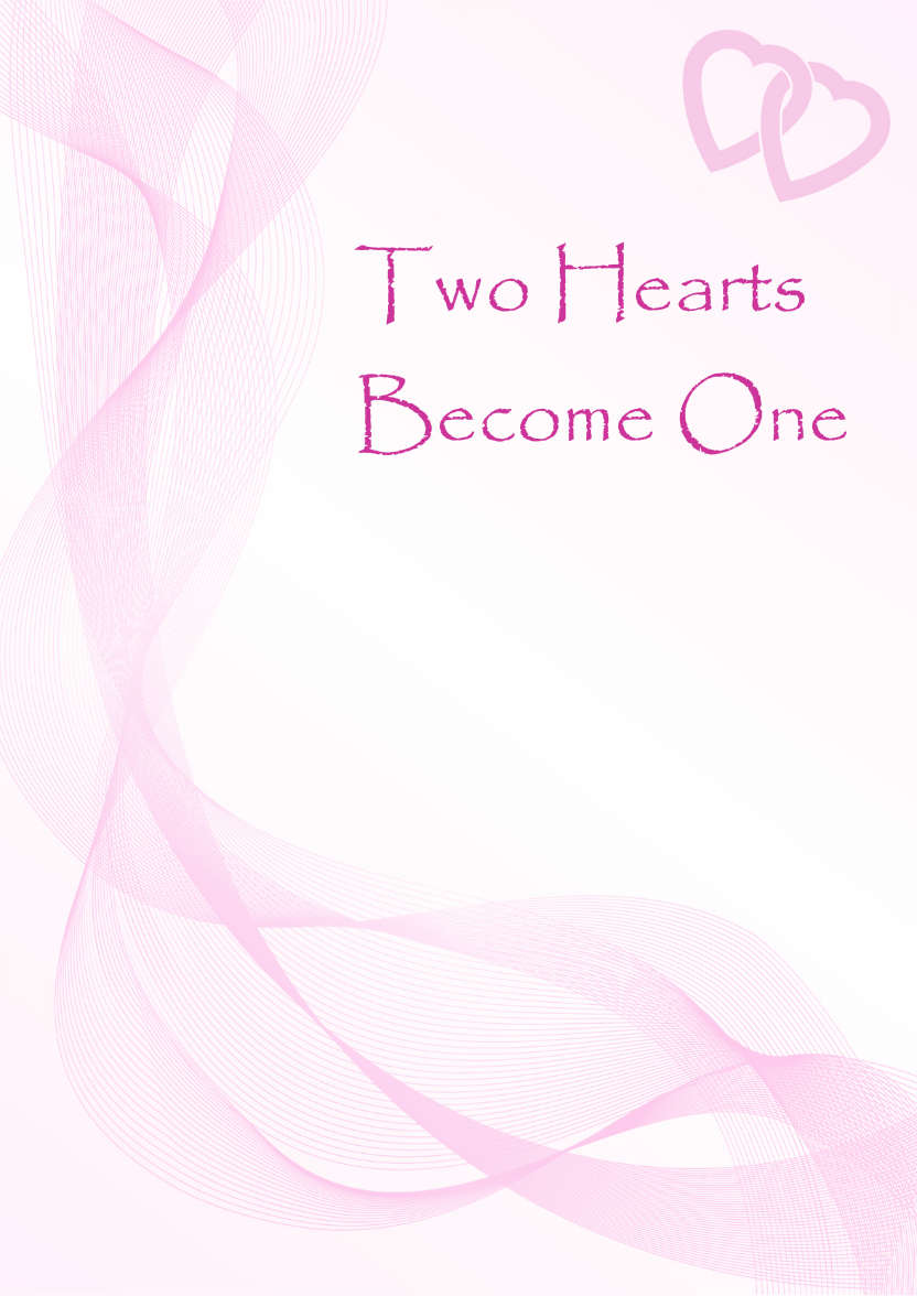 Two Hearts Decorative Card Front - card made with Crafty Bob's Card Creator