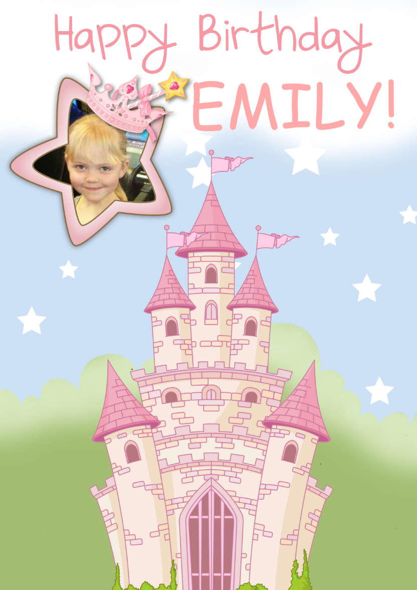 Fairy Princess - card made with Crafty Bob's Card Creator