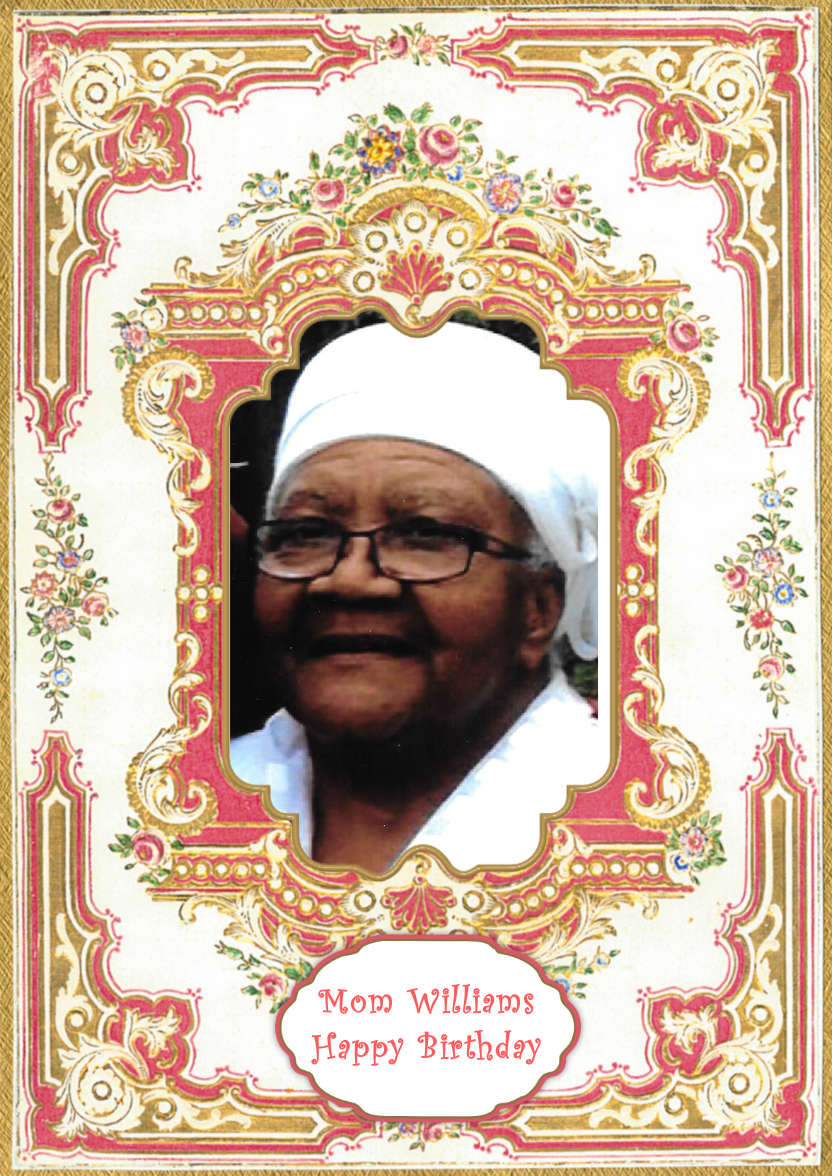 Pink & Gold Floral Frame - card made with Crafty Bob's Card Creator