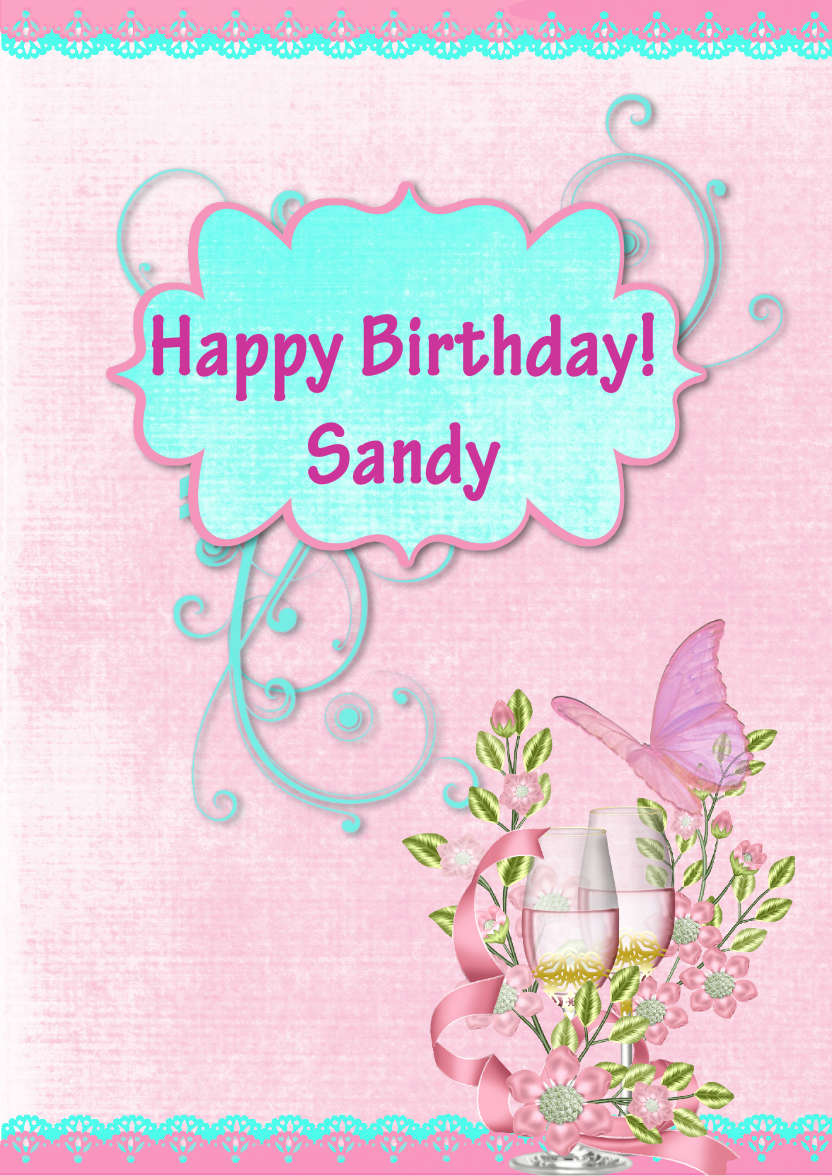 Cheers to You - card made with Crafty Bob's Card Creator