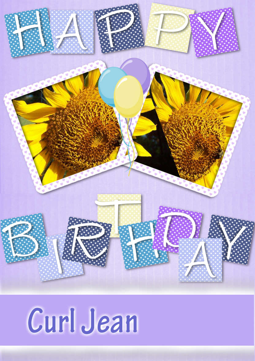 Birthday Fun - card made with Crafty Bob's Card Creator