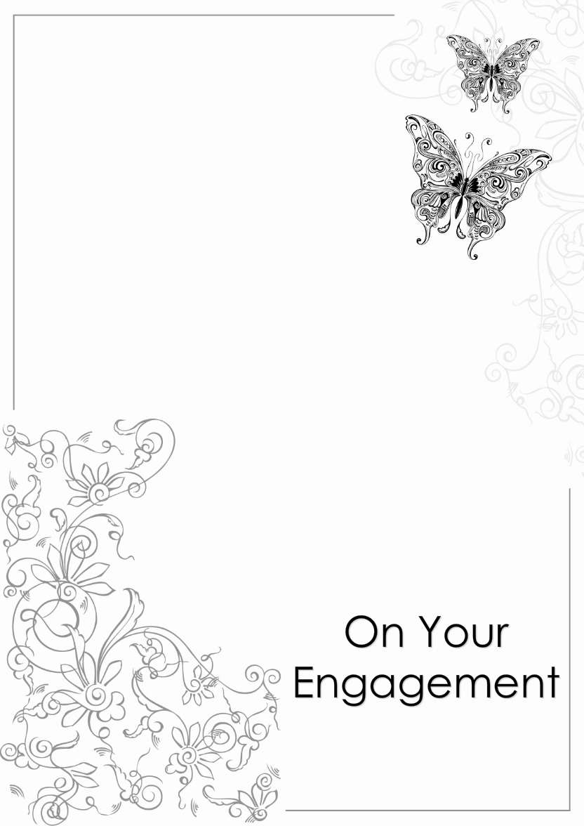 Butterfly Flourish Simple Card Front - card made with Crafty Bob's Card Creator