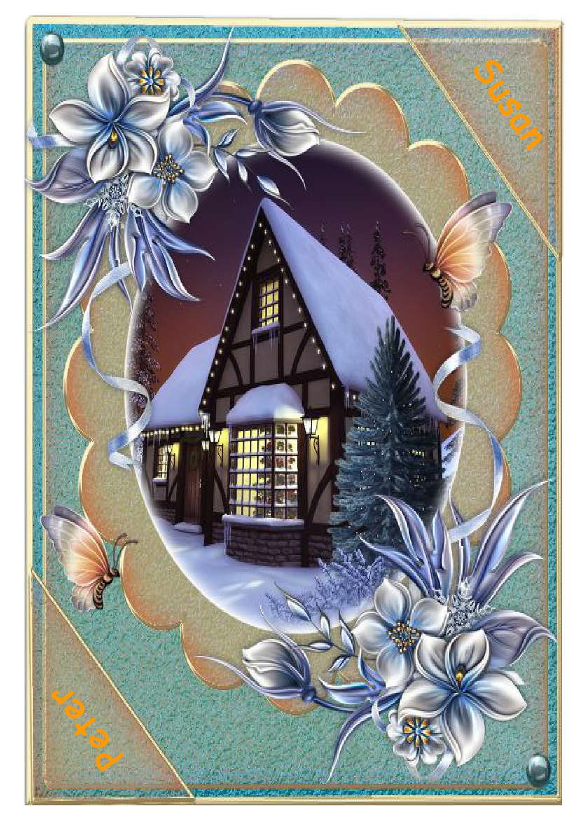 White Plain Background - card made with Crafty Bob's Card Creator