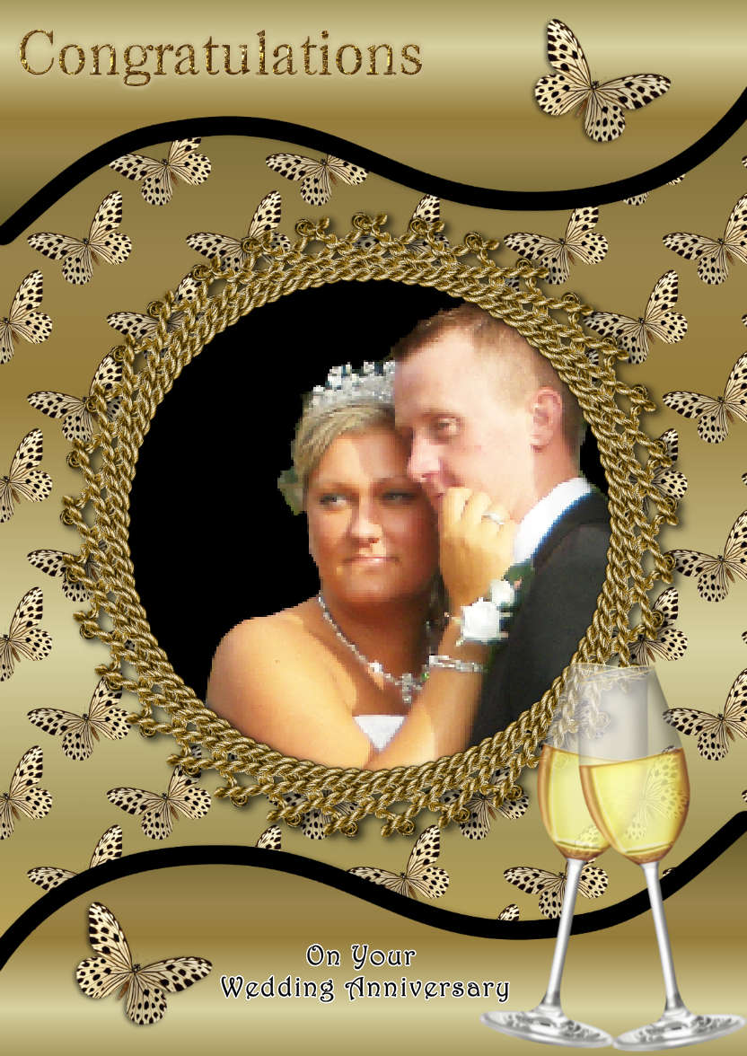 Gold Delight - card made with Crafty Bob's Card Creator