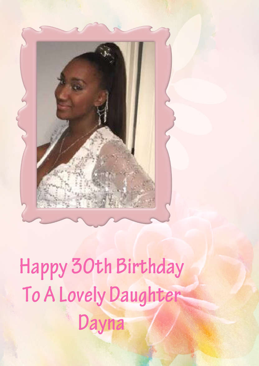 Happy Birthday - Pastel Floral - card made with Crafty Bob's Card Creator