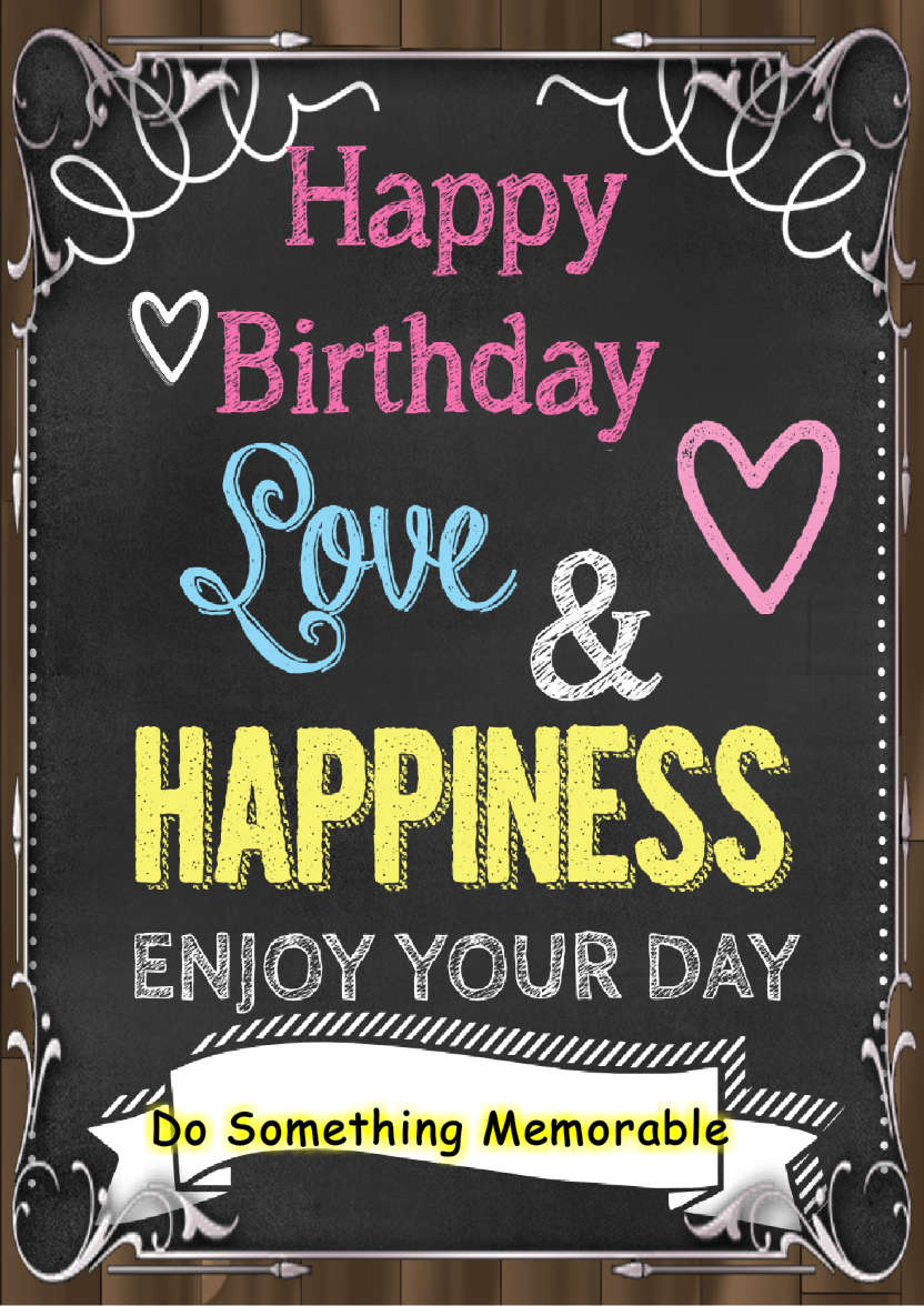 Chalkboard Card - card made with Crafty Bob's Card Creator