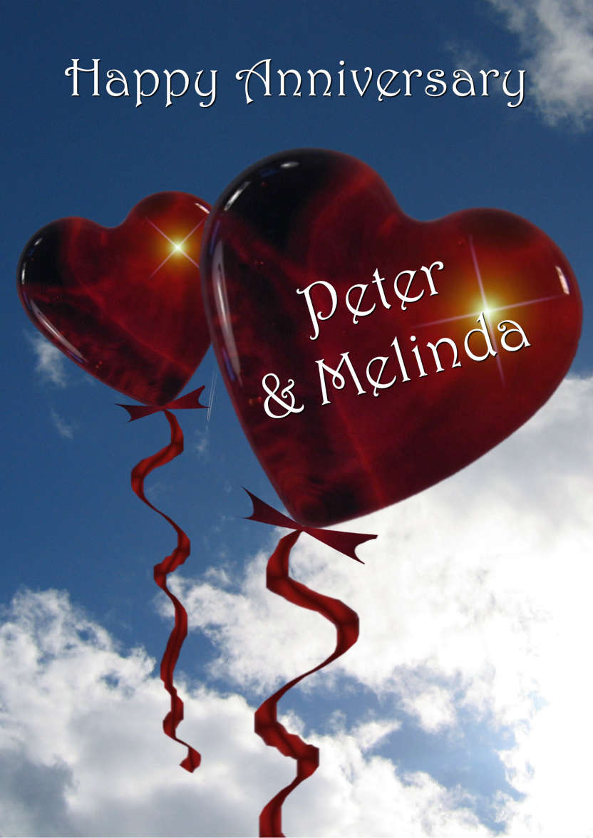 Love Balloons - card made with Crafty Bob's Card Creator