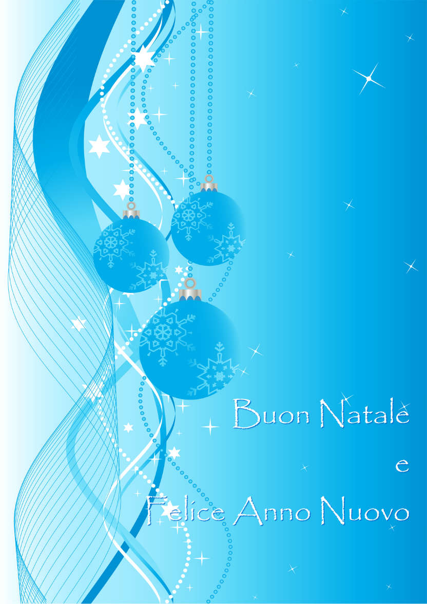 Christmas Ornamental Baubles Blue - card made with Crafty Bob's Card Creator