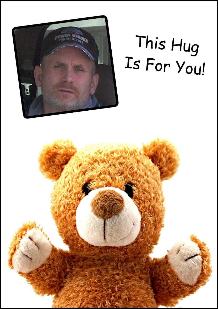 Bear Hug Aperture Card - card made with Crafty Bob's Card Creator