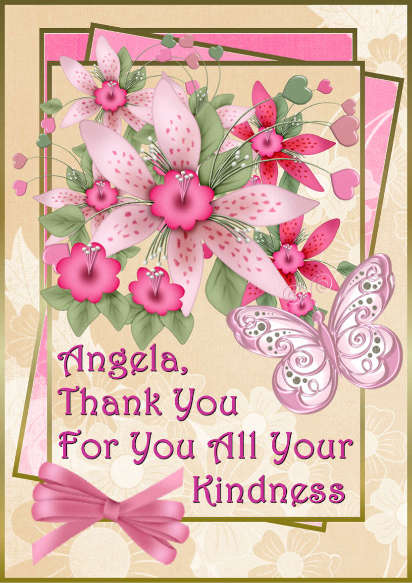 Floral Birthday - card made with Crafty Bob's Card Creator