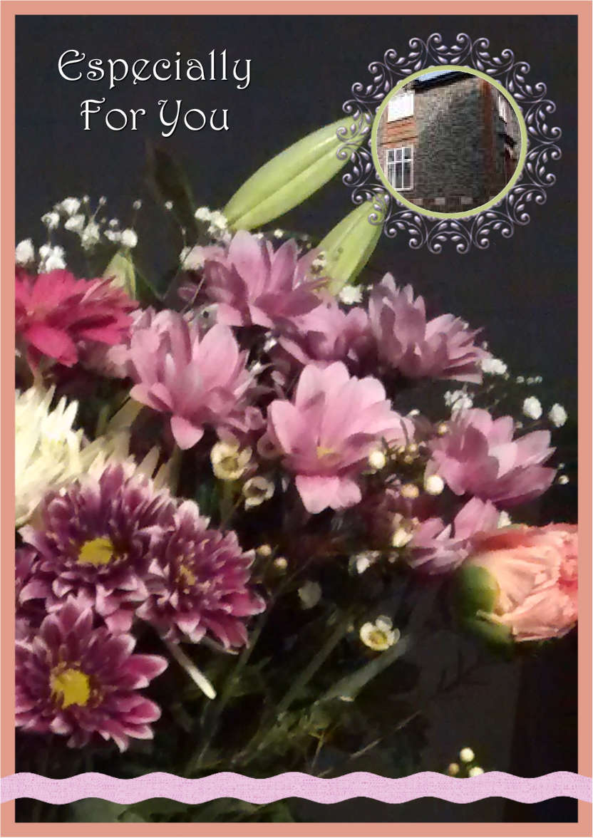 Floral Delight - card made with Crafty Bob's Card Creator