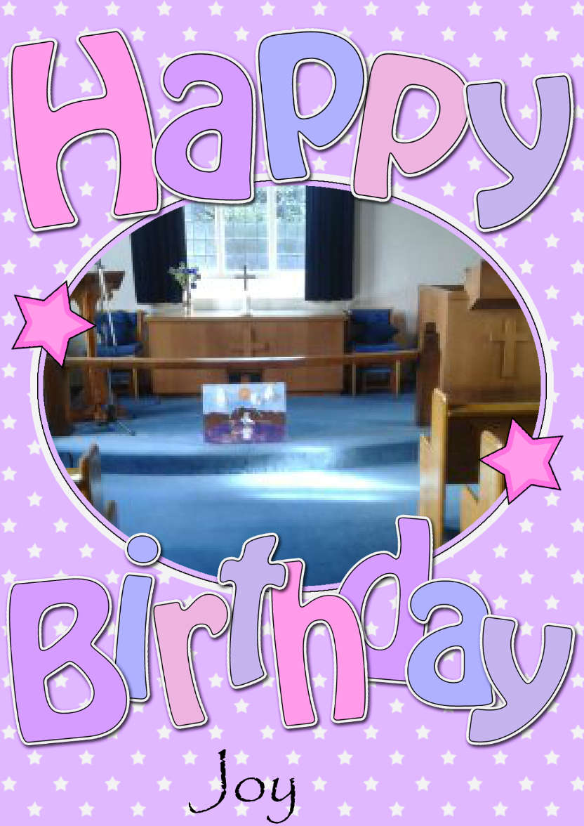 Birthday Stars Photo Upload Card - card made with Crafty Bob's Card Creator