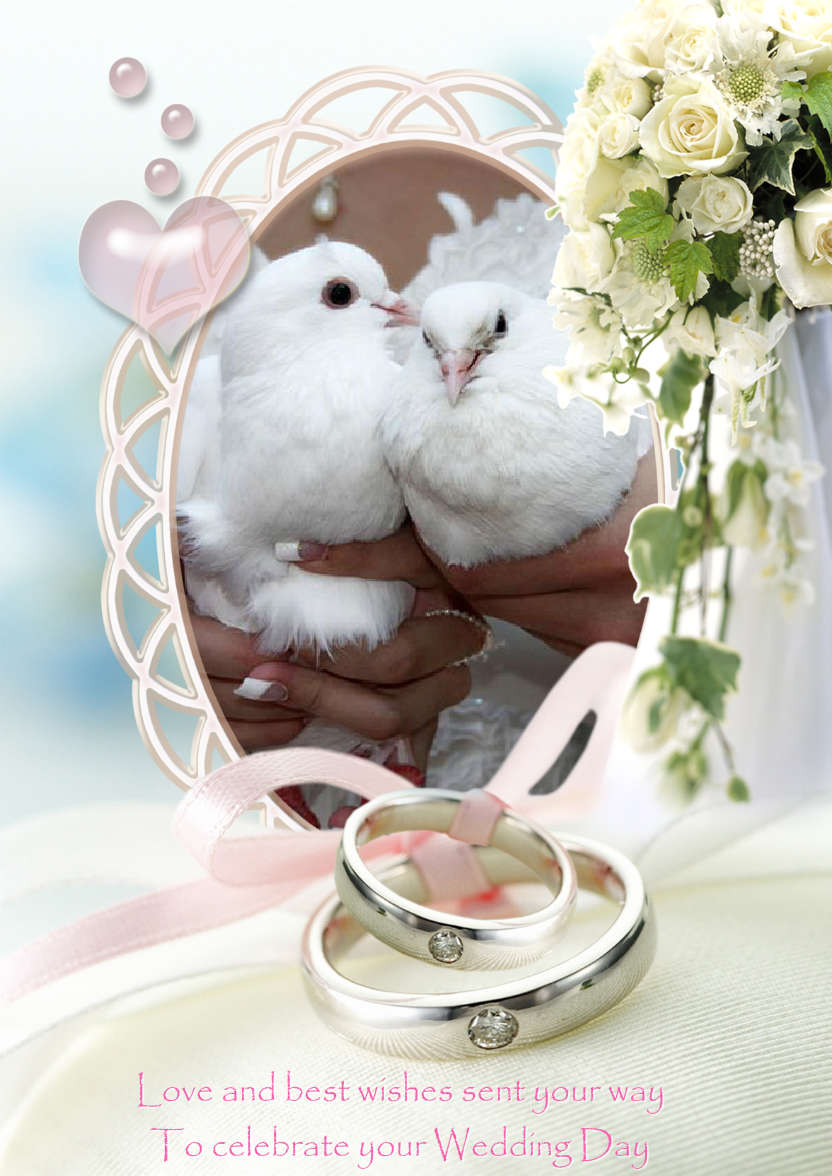 Wedding Day/anniversary Aperture Card - card made with Crafty Bob's Card Creator