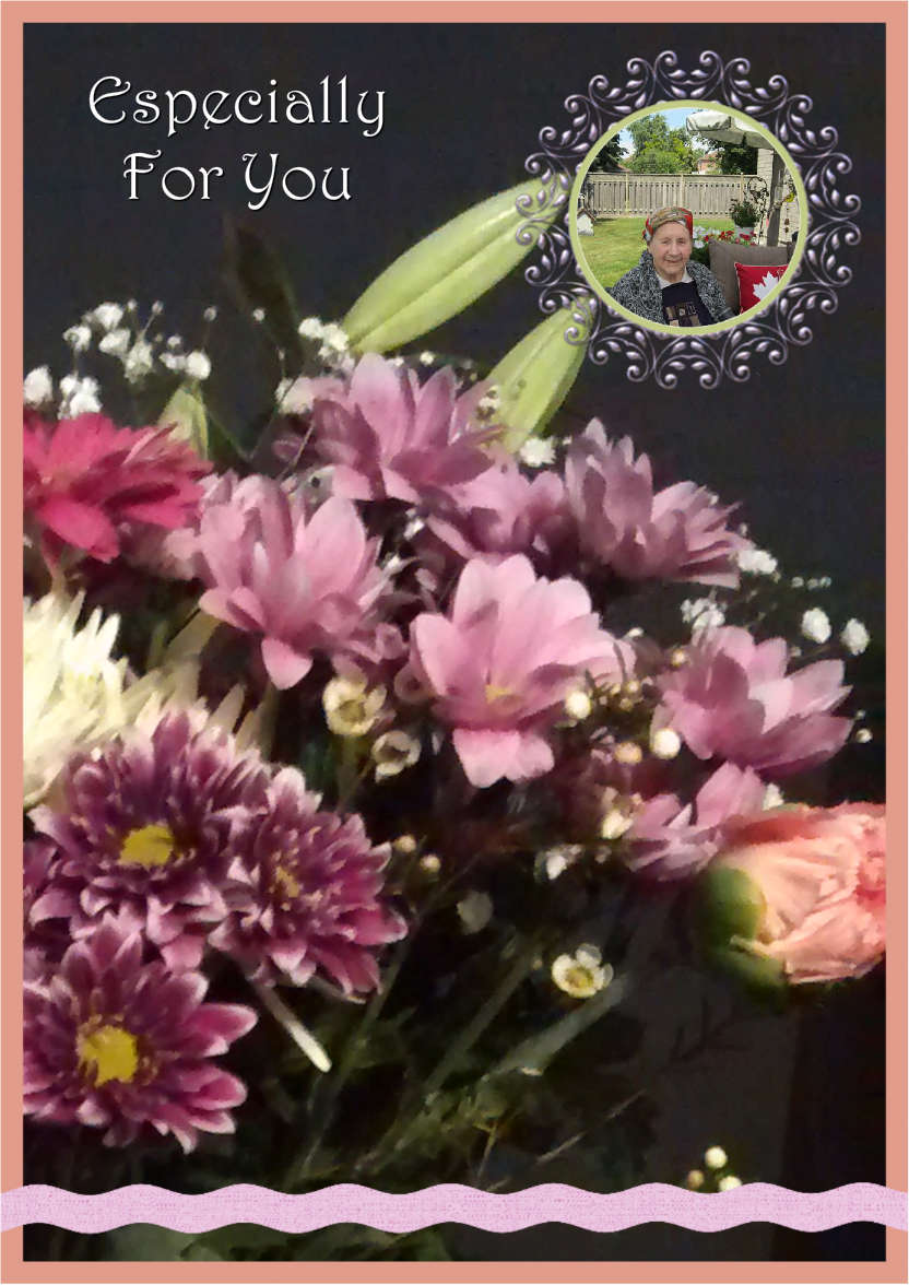Floral Delight - card made with Crafty Bob's Card Creator