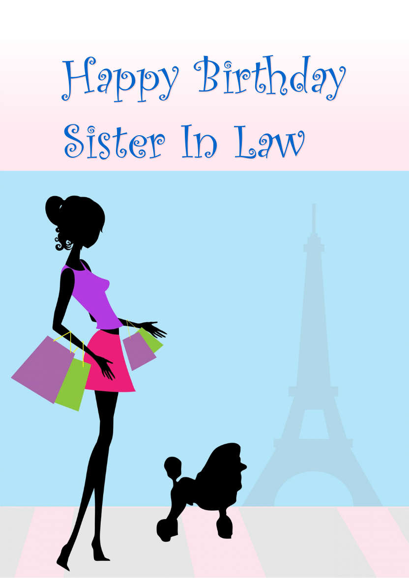 Shopping in Paris - card made with Crafty Bob's Card Creator