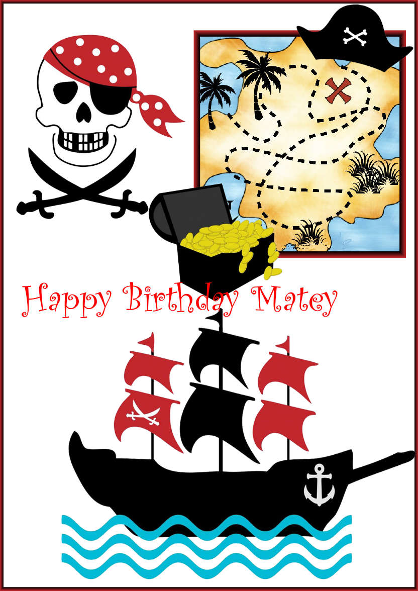 Pirate Aperture Card - card made with Crafty Bob's Card Creator