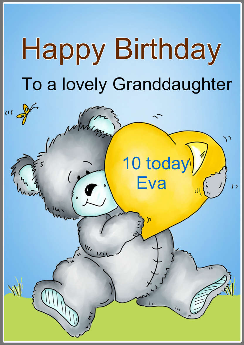 Bear Hugs - card made with Crafty Bob's Card Creator