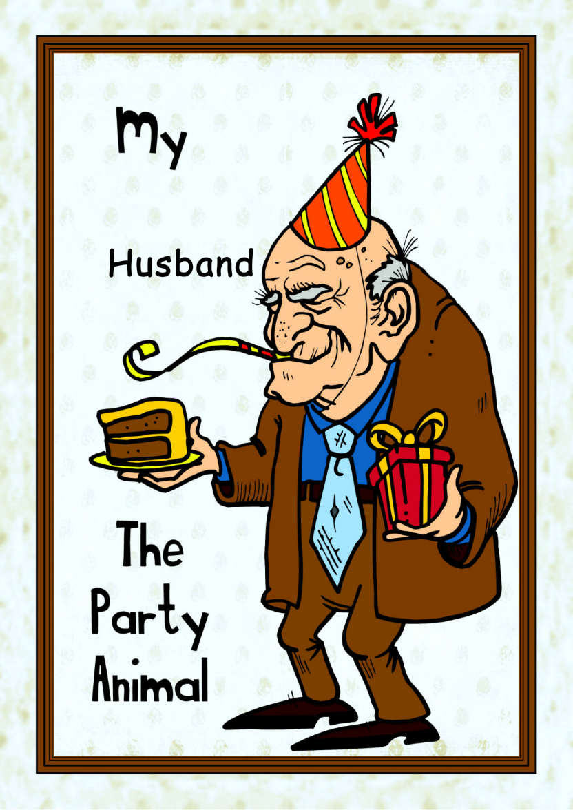 Party Animal - card made with Crafty Bob's Card Creator