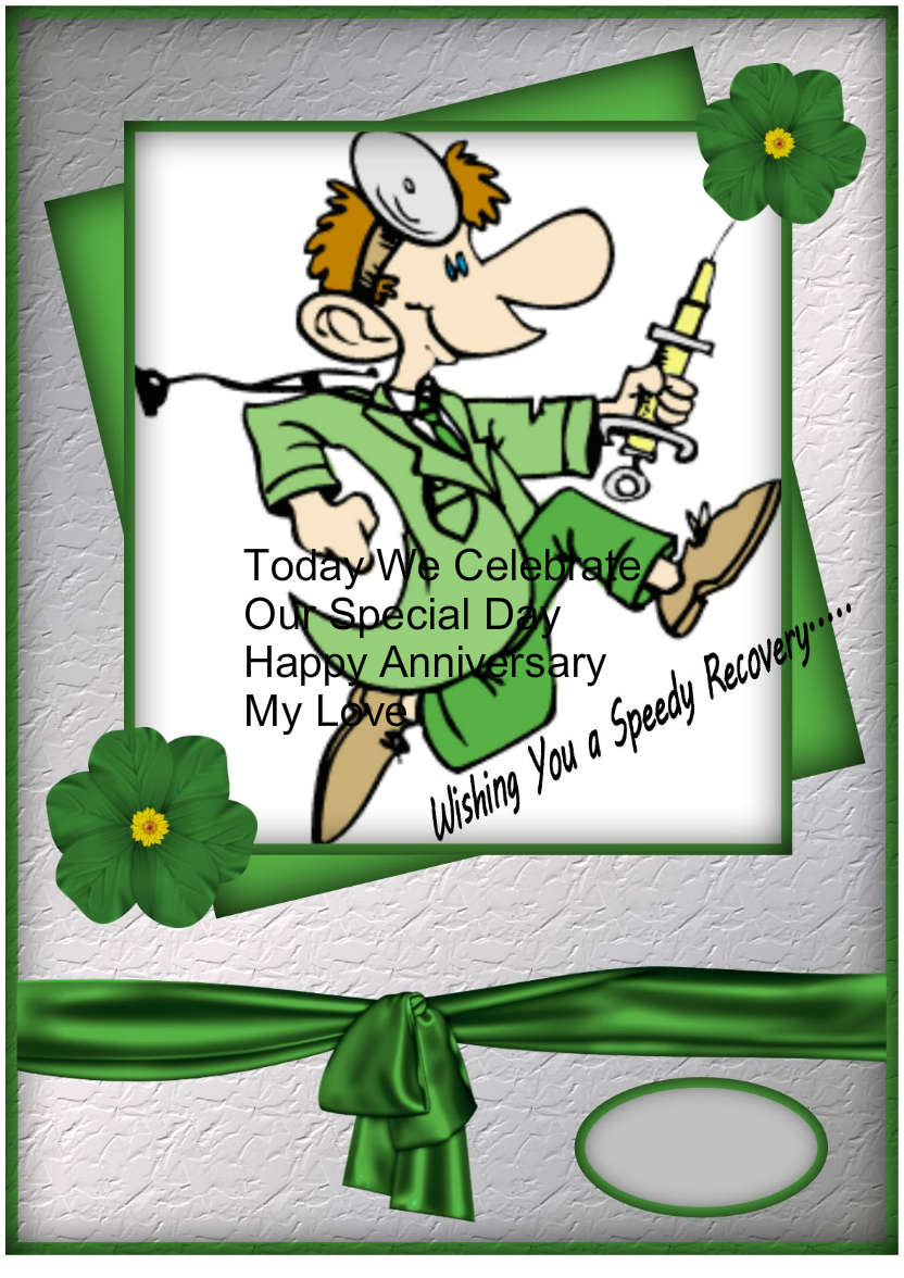 Speedy Recovery - card made with Crafty Bob's Card Creator
