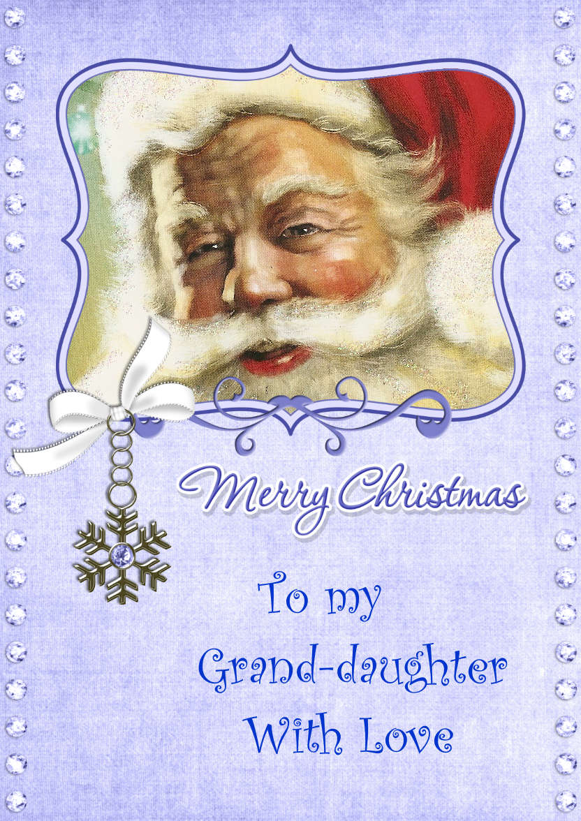 Christmas Bling Photo Card - card made with Crafty Bob's Card Creator