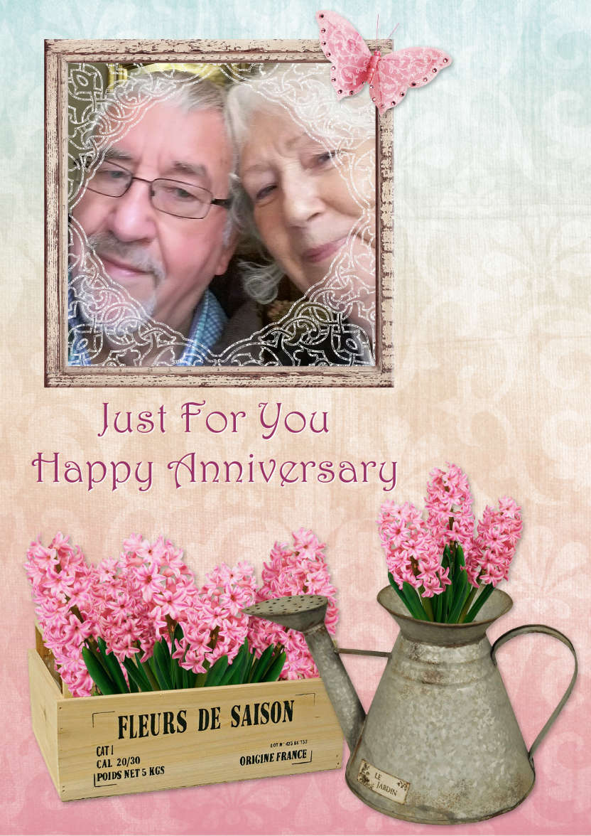 A Little Bit Shabby - card made with Crafty Bob's Card Creator