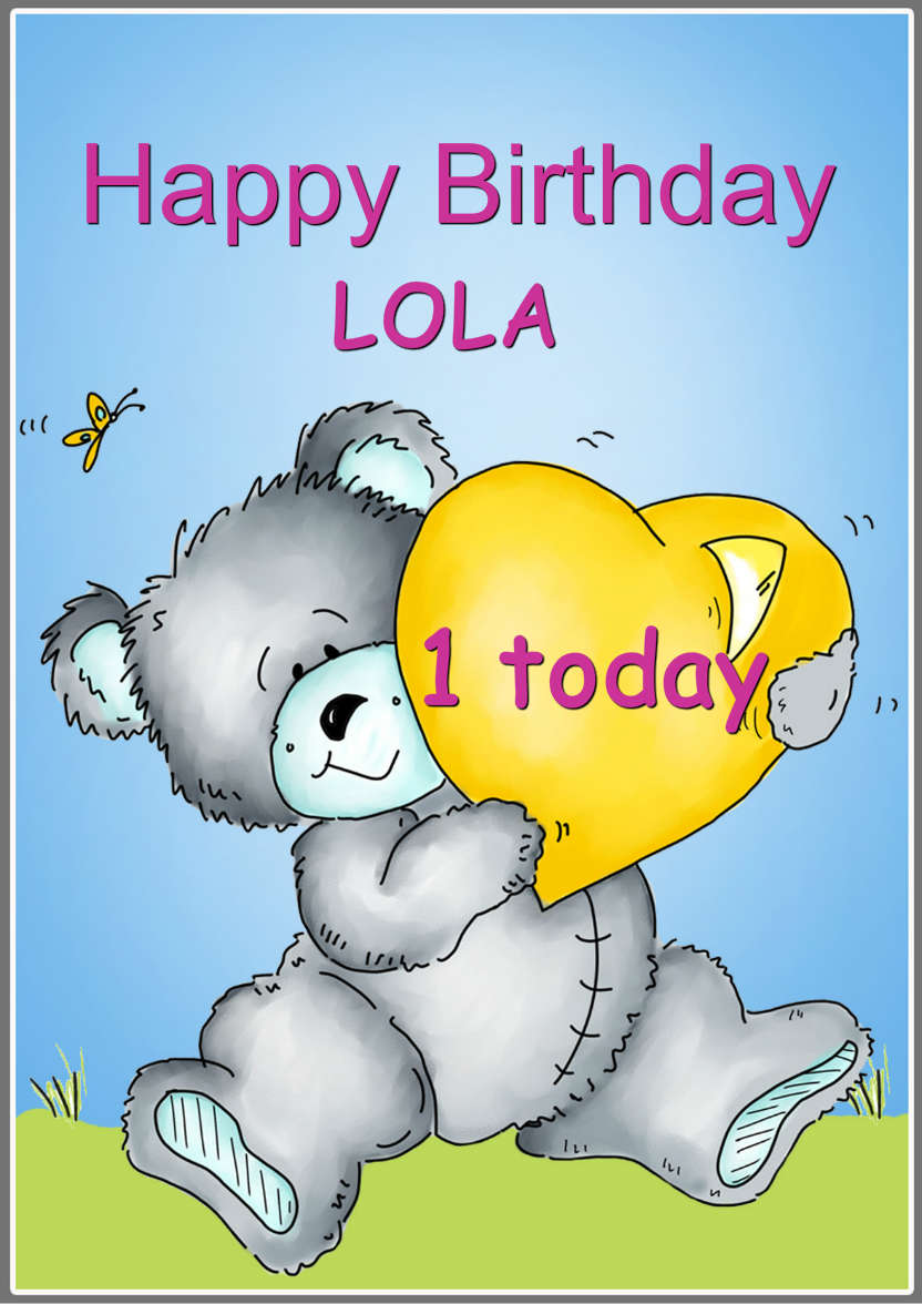 Bear Hugs - card made with Crafty Bob's Card Creator