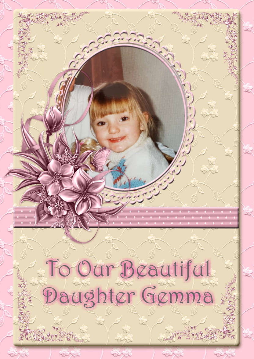 Lovely Female Design for Lots of Occasions - card made with Crafty Bob's Card Creator