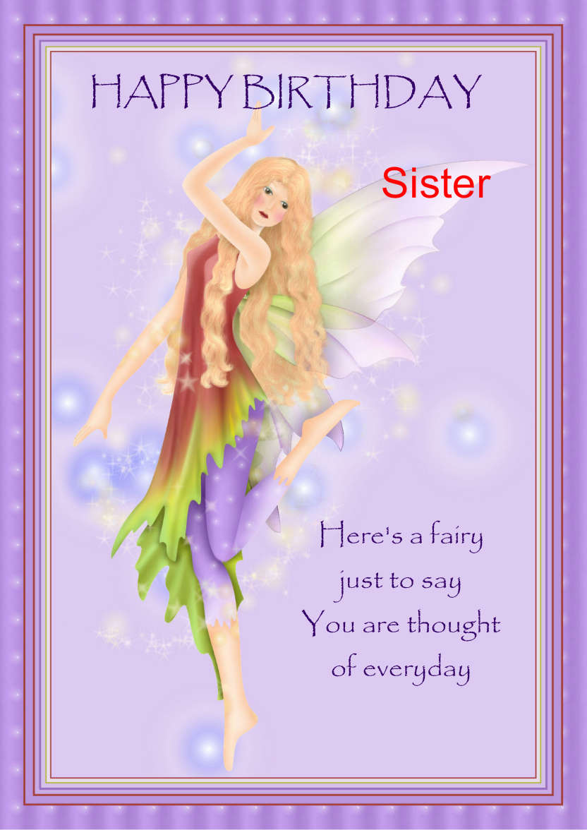 Fairy Dance - card made with Crafty Bob's Card Creator