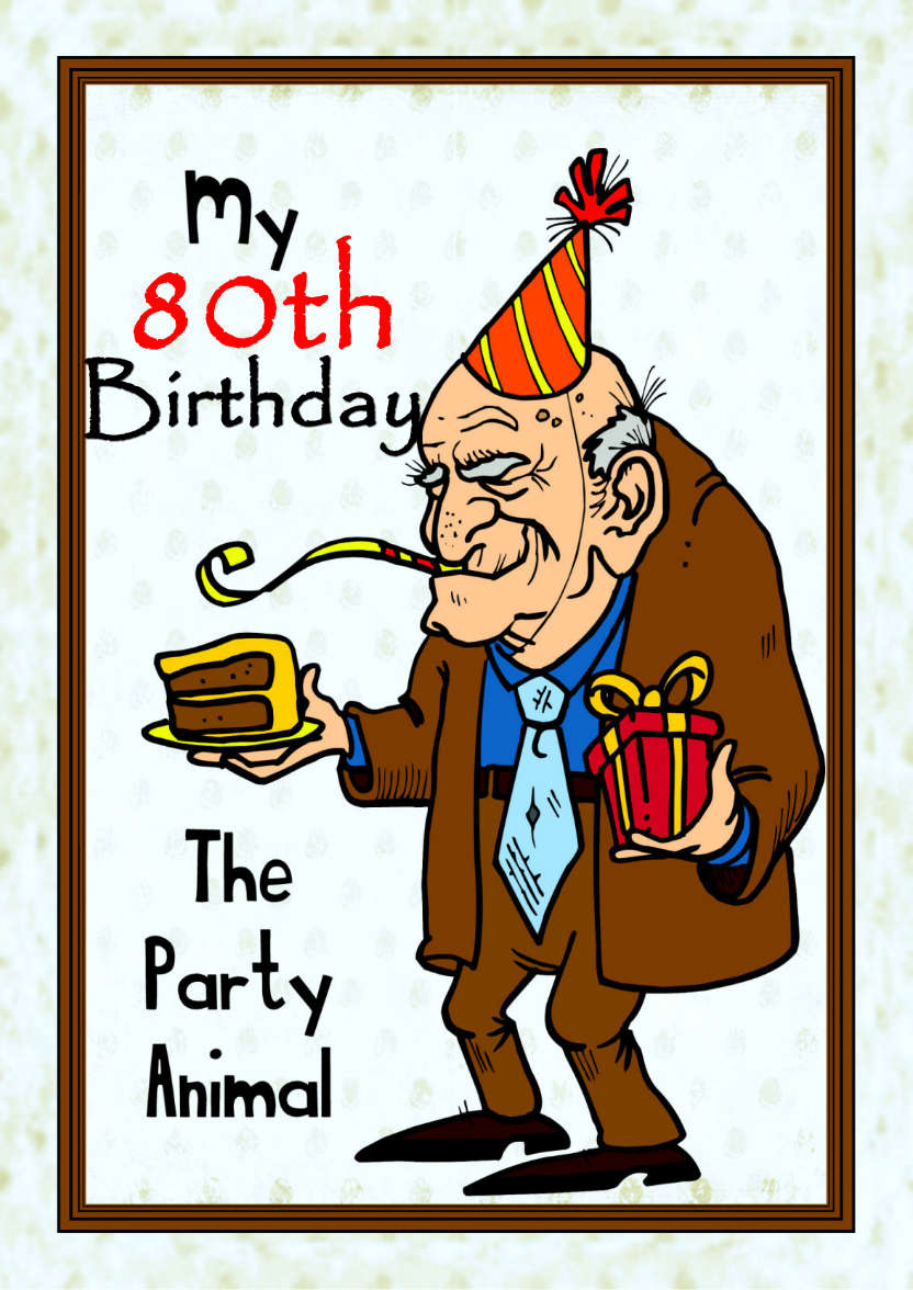 Party Animal - card made with Crafty Bob's Card Creator