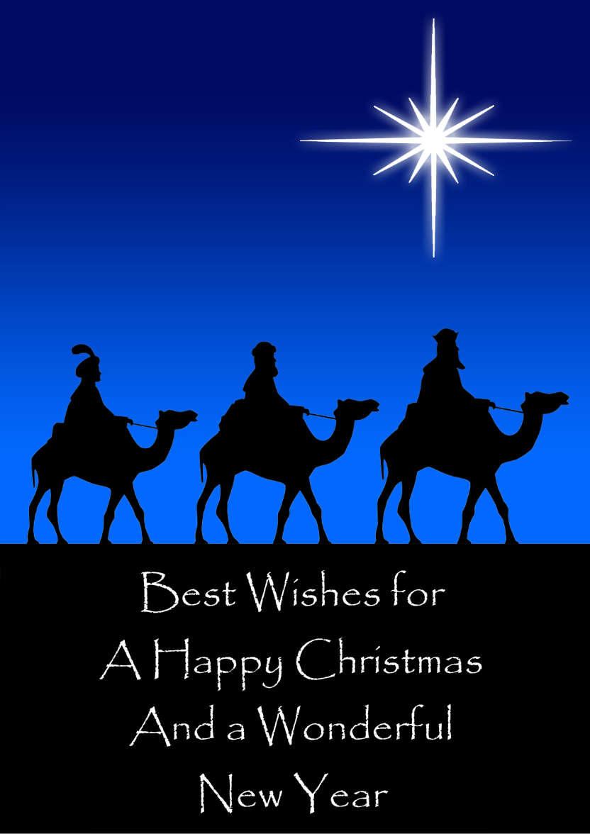 Star of Bethlehem - card made with Crafty Bob's Card Creator
