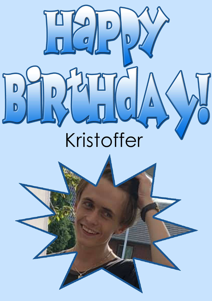 Smash Frame Birthday Card - card made with Crafty Bob's Card Creator