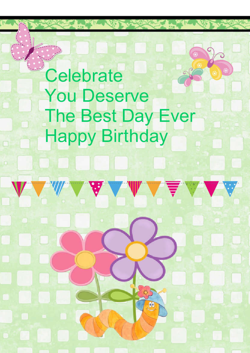 White Plain Background - card made with Crafty Bob's Card Creator