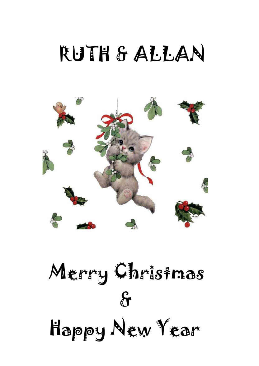 White Plain Background - card made with Crafty Bob's Card Creator