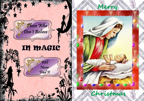 Believe and Mary & Baby Jesus