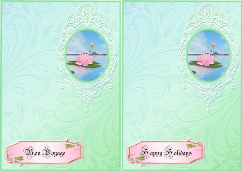 Lotus Blossom Bon Voyage - Happy Holidays