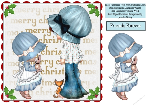 Harper And Sissy And Their Pets 8 x 8