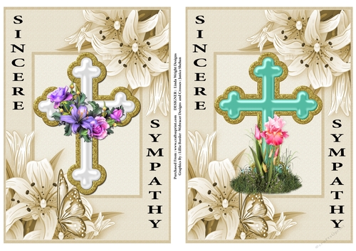 Sincere Sympathy 1 and 2 - A5