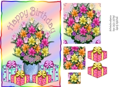 Birthday Flowers In A Vase