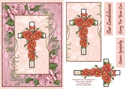 Sympathy Cross With Gerberas
