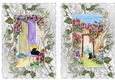Cats At The Yellow Door and Garden Door A5 Size