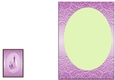 Insert for Swan Family In Pearl Border - Pink