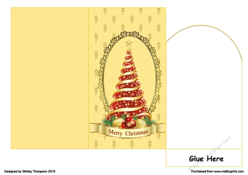 Christmas tree money wallet