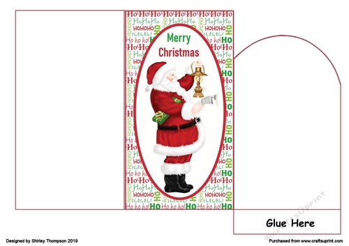 Santas list money wallet