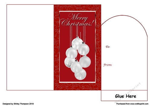 Silver baubles money wallet