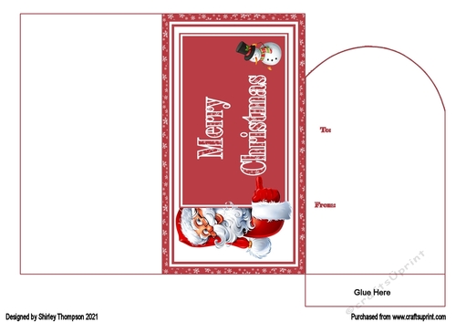 Santa money wallet