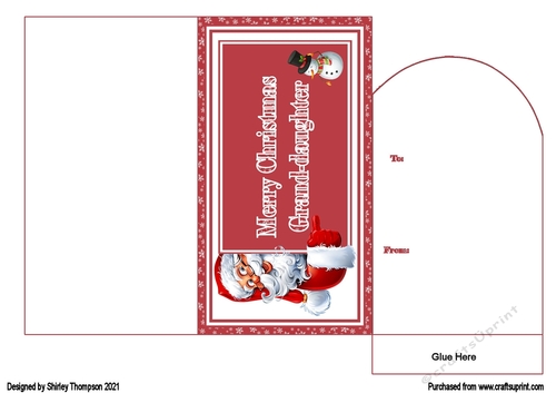 Santa money wallet (Grand-daughter)
